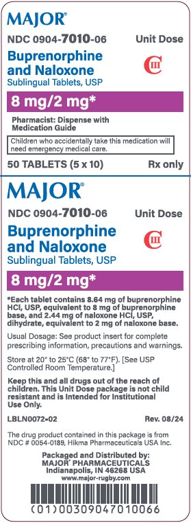 8mg/2mg* carton label