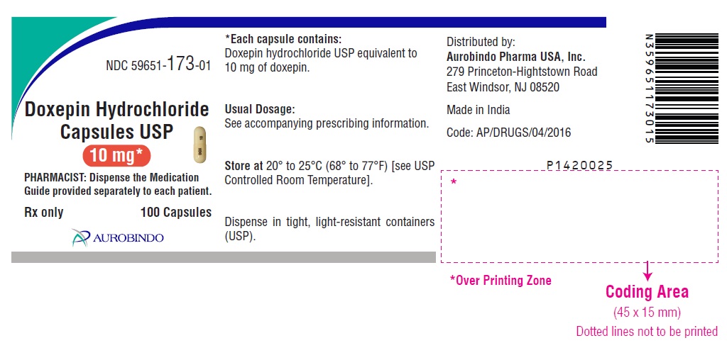 Doxepin Hydrochloride Capsules USP, 10 mg