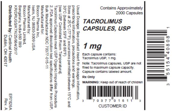 1mg bottle label