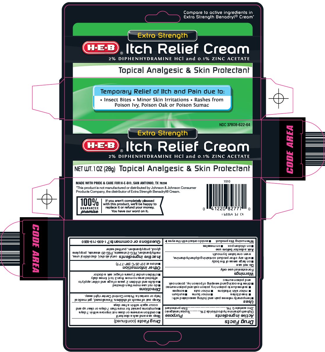 HEB ITCH RELIEF CREAM CARTON IMAGE