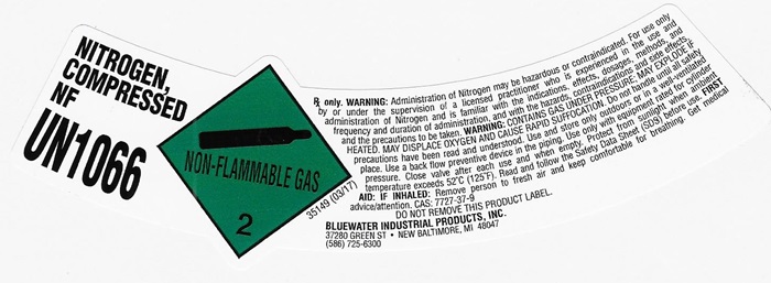 NITROGEN SHOULDER LABEL