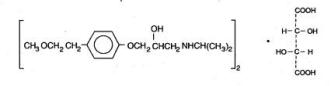 metoprolol-structure