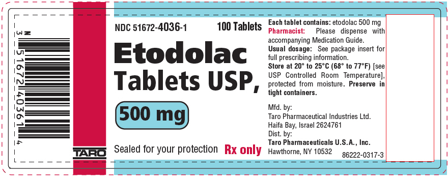 Principal Display Panel - 500 mg Tablet Bottle Label