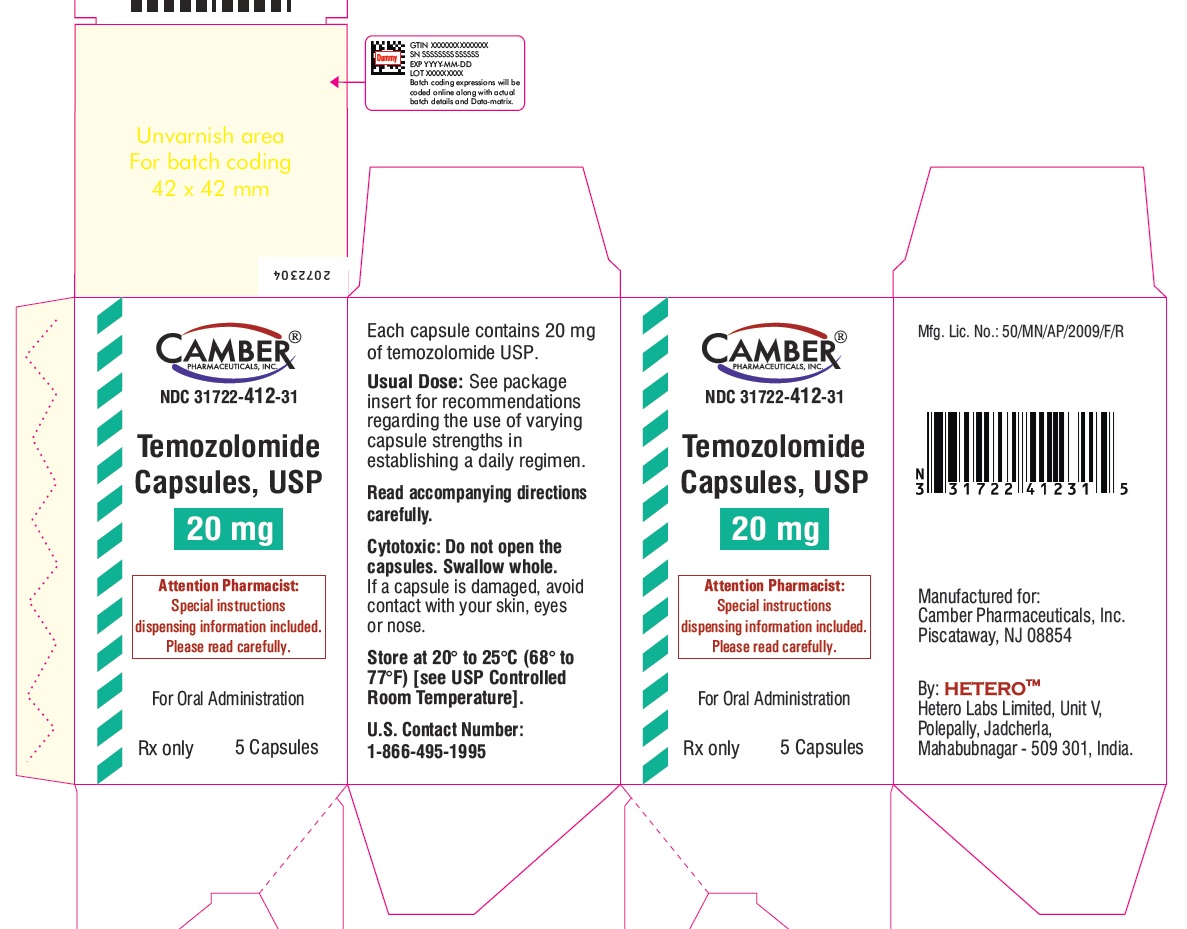 temozolamidecapsules20mg5scountcartonlabel