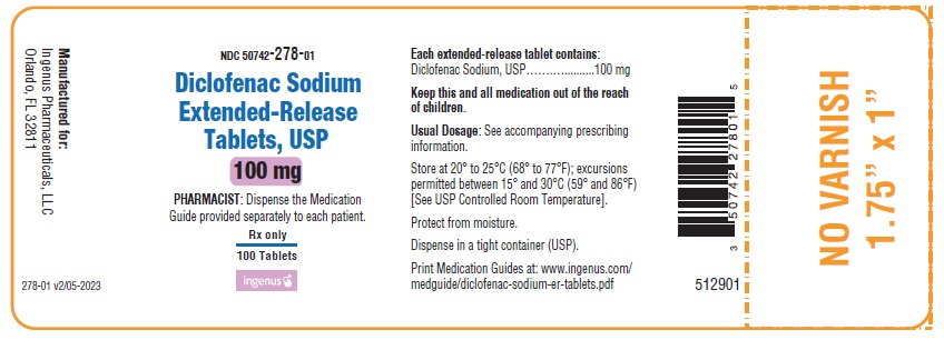 Diclofenac Sodium Extended-Release Tablets 100 mg