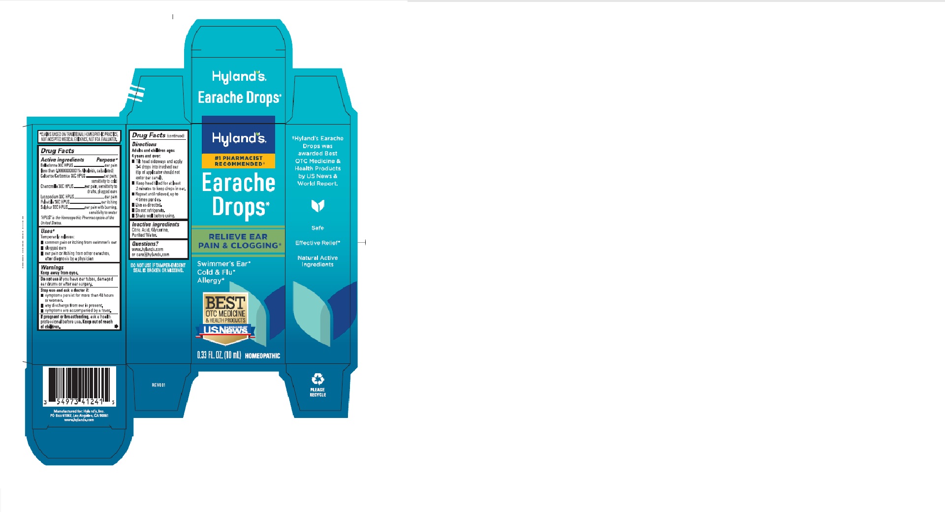 Earache Drops Carton