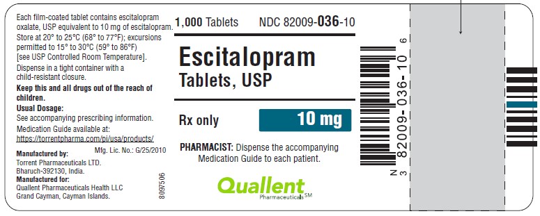 10 mg container label