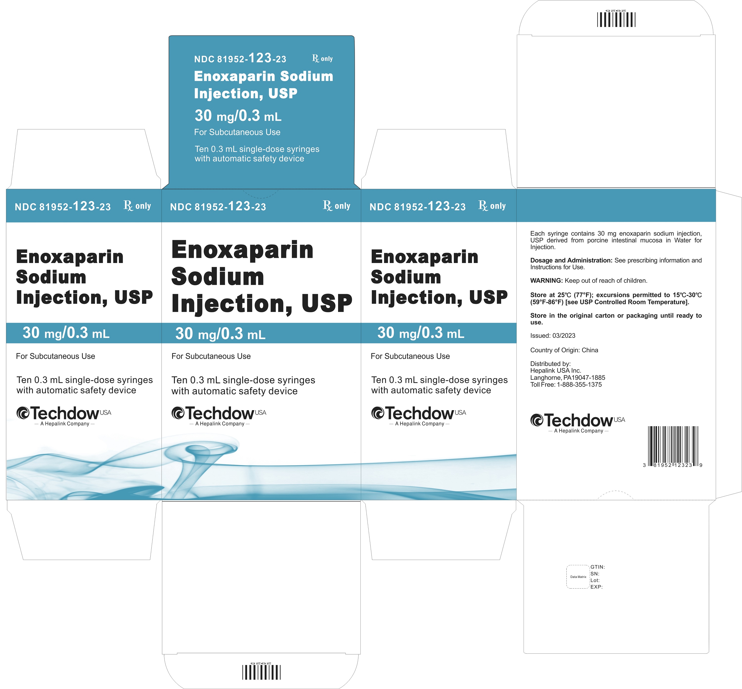 30mg carton label