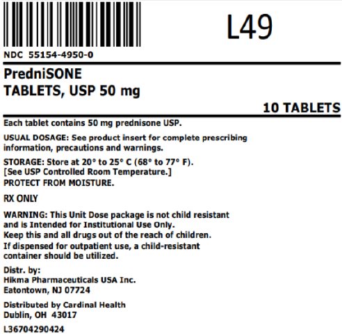 50mg bag label