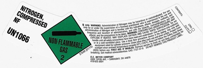 NITROGEN SHOULDER LABEL