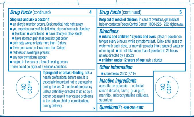 PRINCIPAL DISPLAY PANEL
BC® cherry
FAST PAIN RELIEF
ASPIRIN (NSAID) – PAIN RELIEVER ● FEVER REDUCER
CAFFEINE – PAIN RELIEVER AID
24 POWDERS
