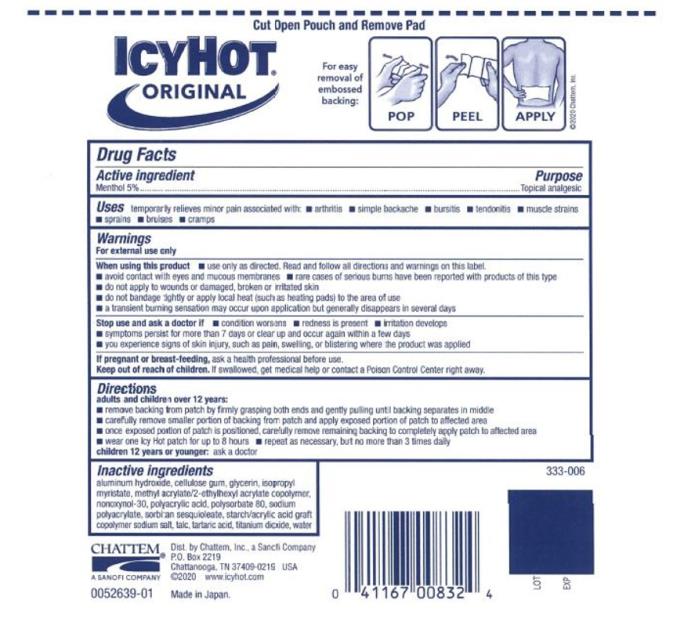 Principal Display Panel
ICY HOT®  
ORIGINAL
Pain Relief Patch
