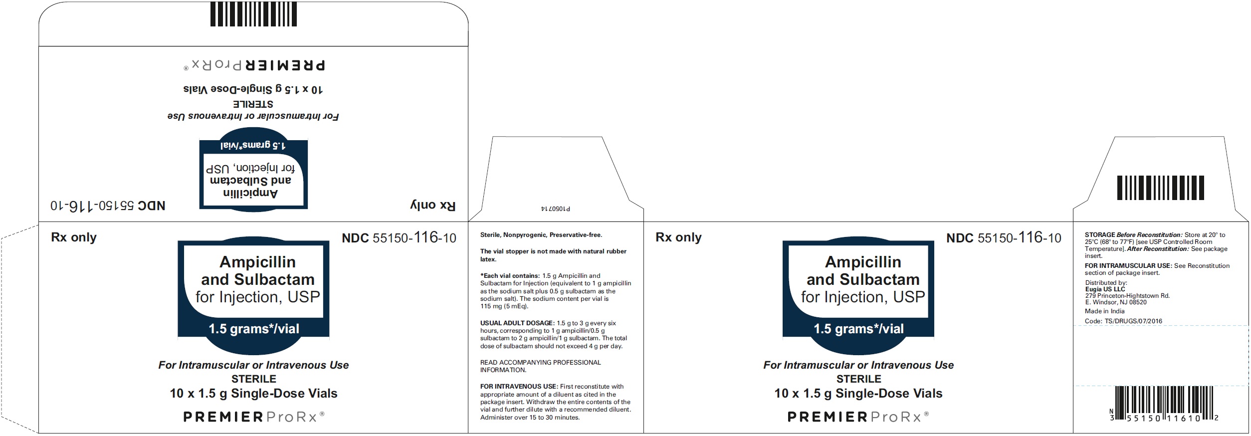 PACKAGE LABEL-PRINCIPAL DISPLAY PANEL - 1.5 grams/vial - Container-Carton (10 vials)