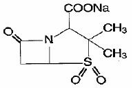 Sulbactam Sodium Chemical Structure