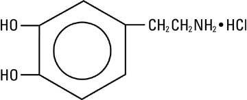 structural formula dopamine