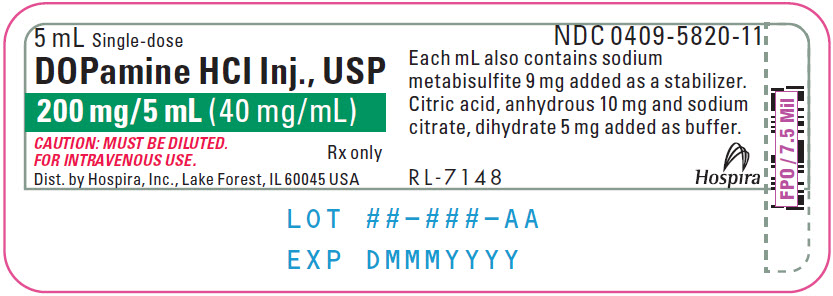 PRINCIPAL DISPLAY PANEL - 5 mL Vial Label