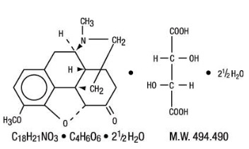 Hydrocodone Bitartrate- Struct