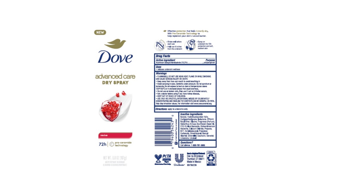 Dove Revive Dry Spray AP