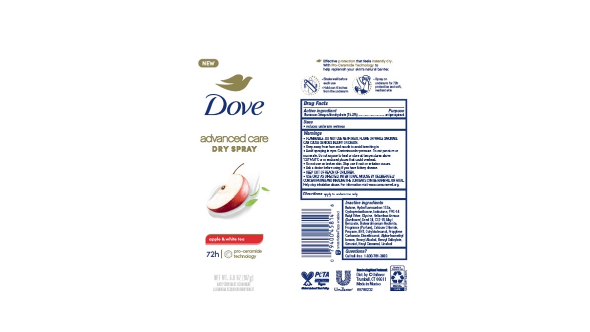 Dove Apple White Tea Dry Spray AP