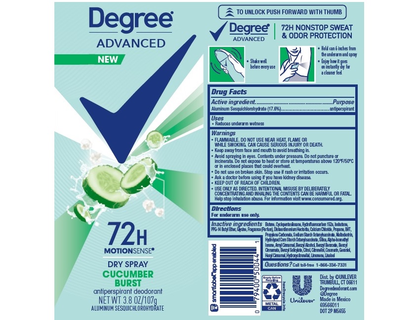 Degree Cucumber Dry Spray AP Deo