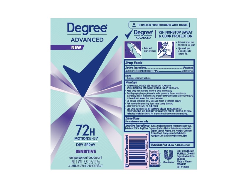 Degree Sensitive Dry Spray AP Deo