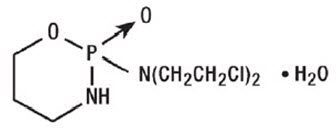 Cyclophosphamide Monohydrate Structure