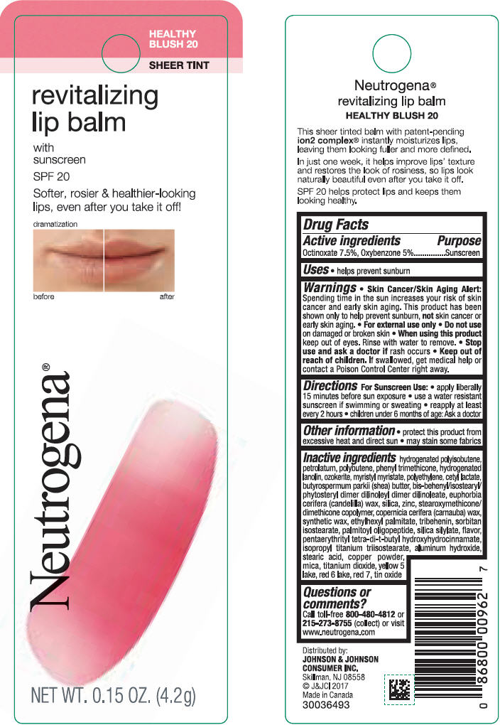 PRINCIPAL DISPLAY PANEL - 4.2 g Tube Blister Pack - Healthy Blush 20