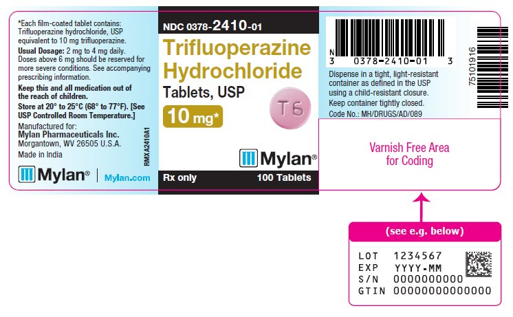 Trifluoperazine Hydrochloride Tablets, USP 10 mg Bottle Label