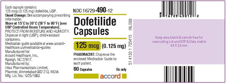 PRINCIPAL DISPLAY PANEL - 0.125 mg Capsule Bottle Label