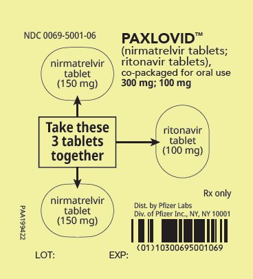 PRINCIPAL DISPLAY PANEL - 3 Tablet Blister Pack - 0069-5001