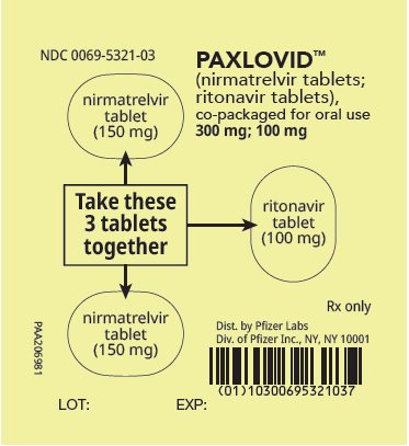 PRINCIPAL DISPLAY PANEL - 3 Tablet Blister Pack - 0069-5321