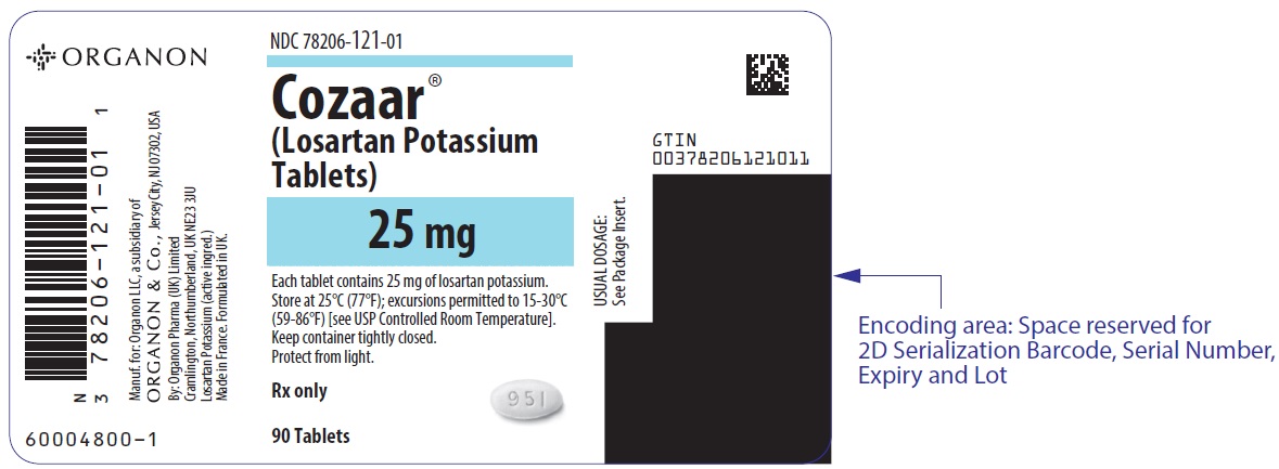 PRINCIPAL DISPLAY PANEL - 25 mg Tablet Bottle Label