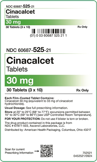 30 mg Cinacalcet Tablets Carton
