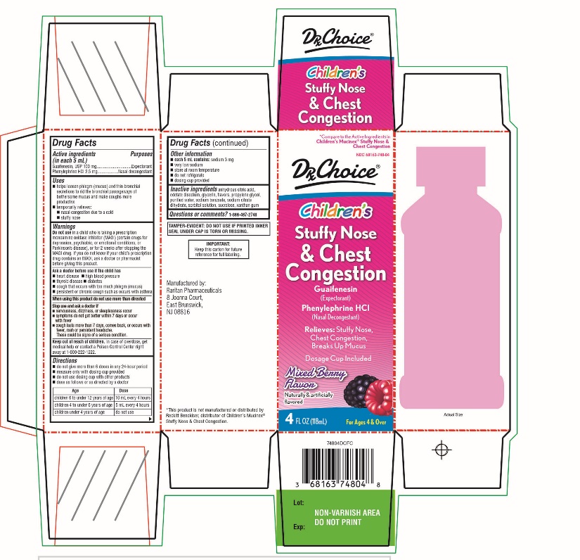 DRx Choice Children's Stuffy Nose and chest Congestion