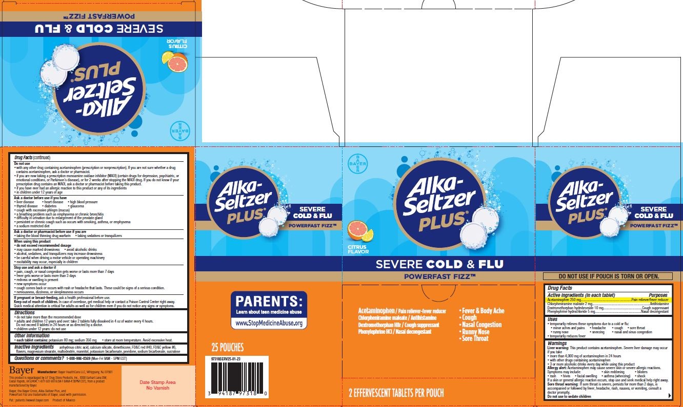 Alka Seltzer Plus ® Severe Cold & Flu