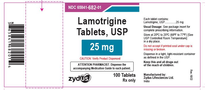 Lamotrigine Tablets USP, 25 mg