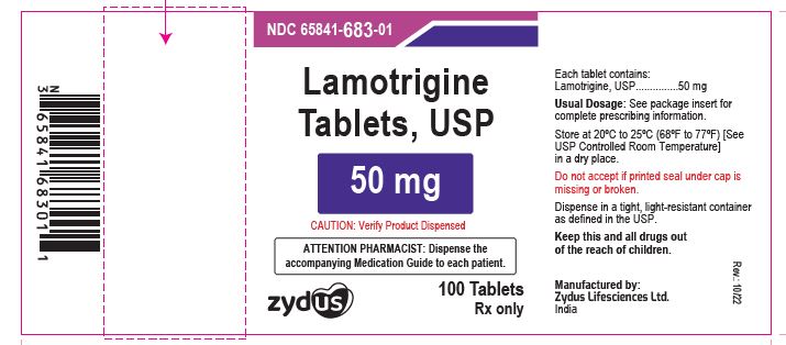 Lamotrigine Tablets USP, 50 mg