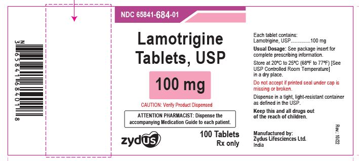 Lamotrigine Tablets USP, 100 mg