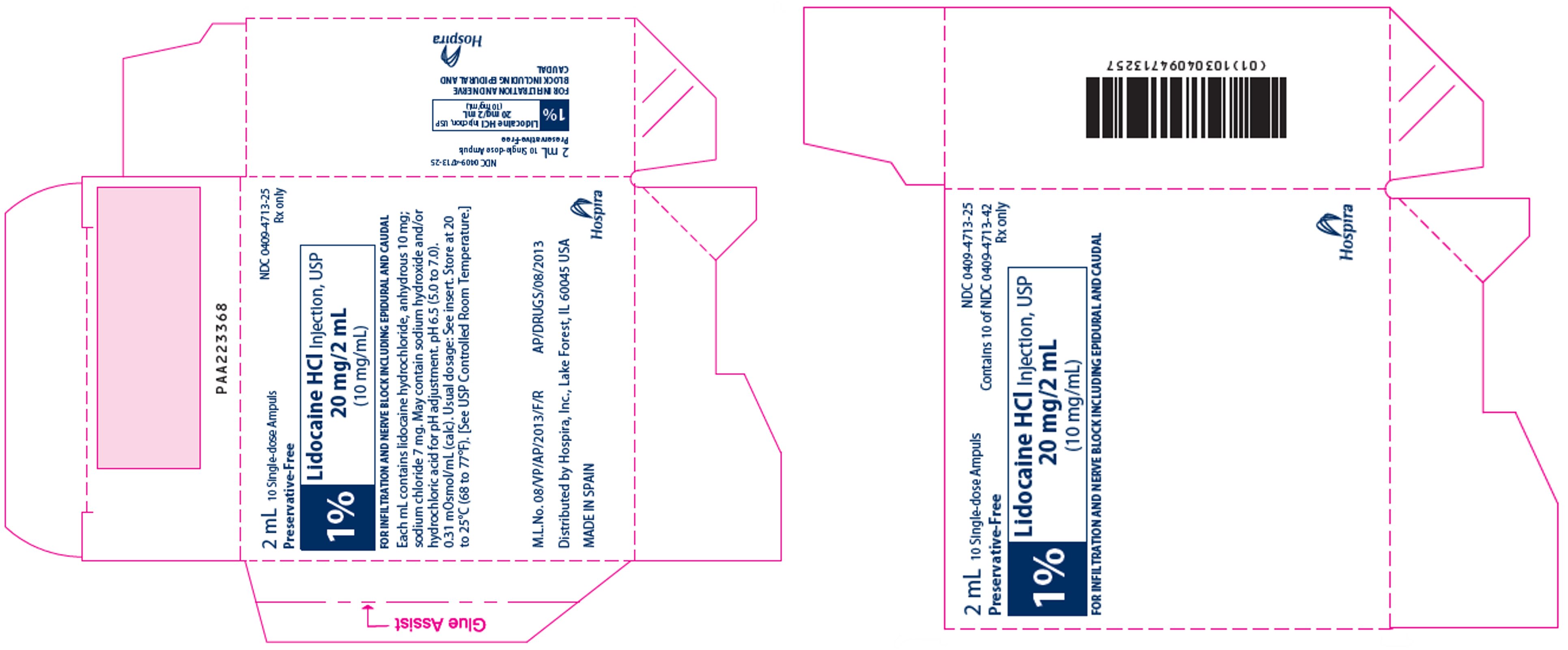 PRINCIPAL DISPLAY PANEL - 2 mL Ampule Carton