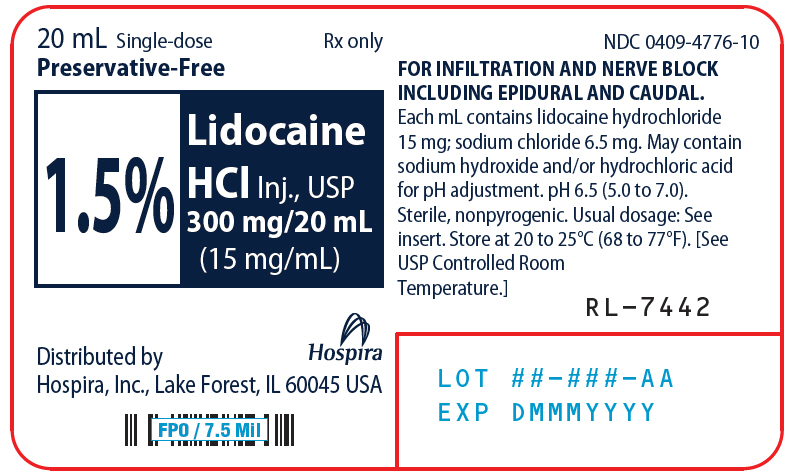 PRINCIPAL DISPLAY PANEL - 20 mL Ampule Label