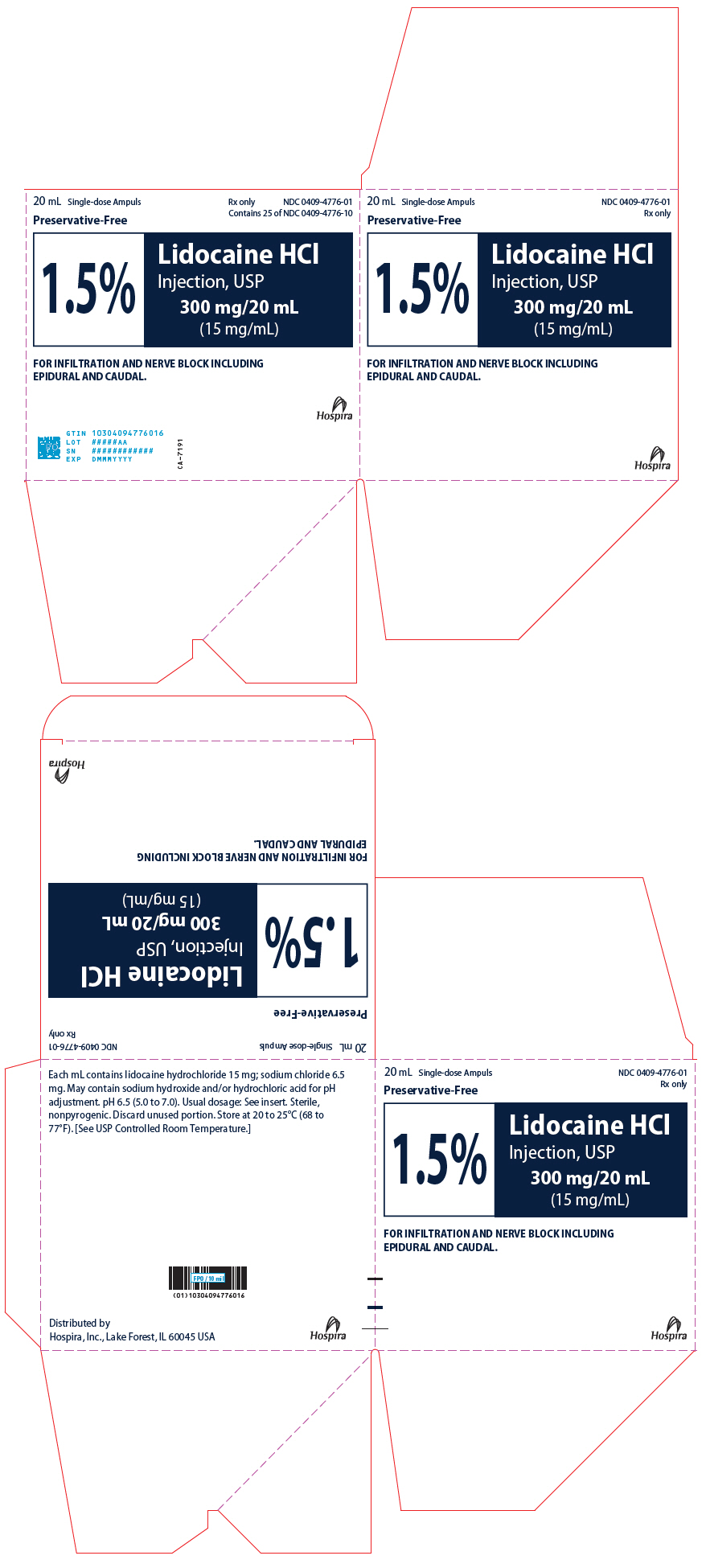 PRINCIPAL DISPLAY PANEL - 20 mL Ampule Carton