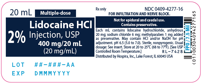 PRINCIPAL DISPLAY PANEL - 400 mg/20 mL Vial Label