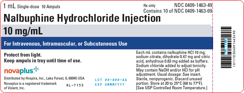 PRINCIPAL DISPLAY PANEL - 10 mg/mL Ampule Tray Label