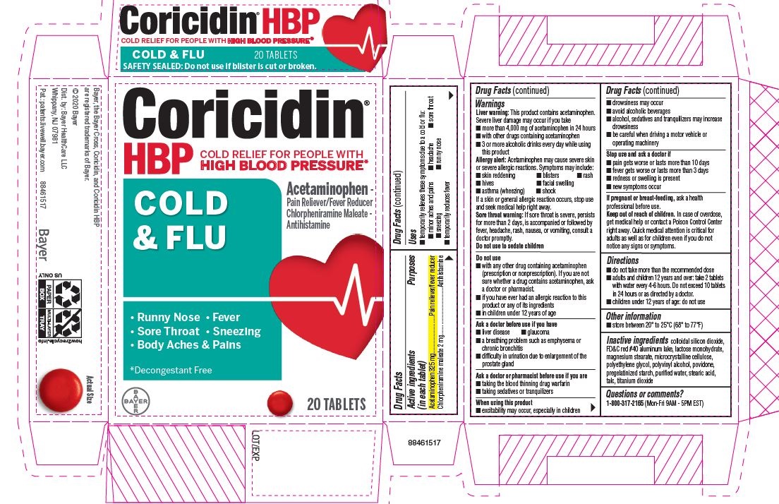 Coricidin ® HBP Cold & Flu