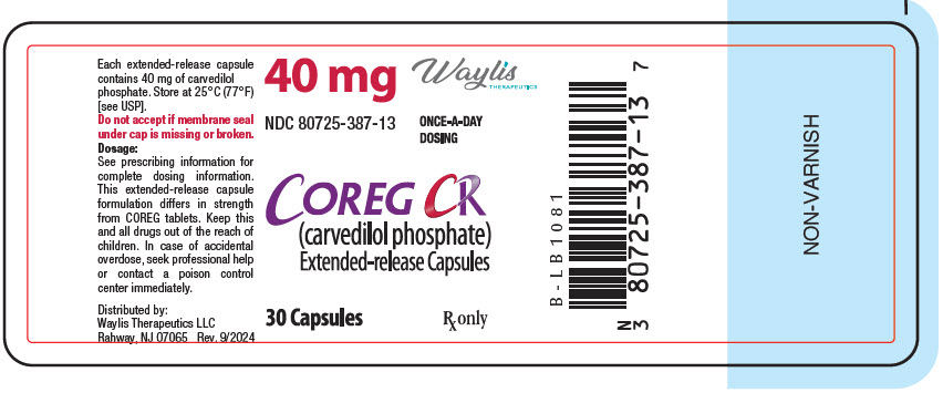 PRINCIPAL DISPLAY PANEL - 40 mg Capsule Bottle Label