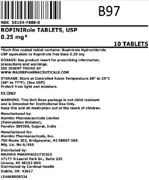 0.25mg* bag label