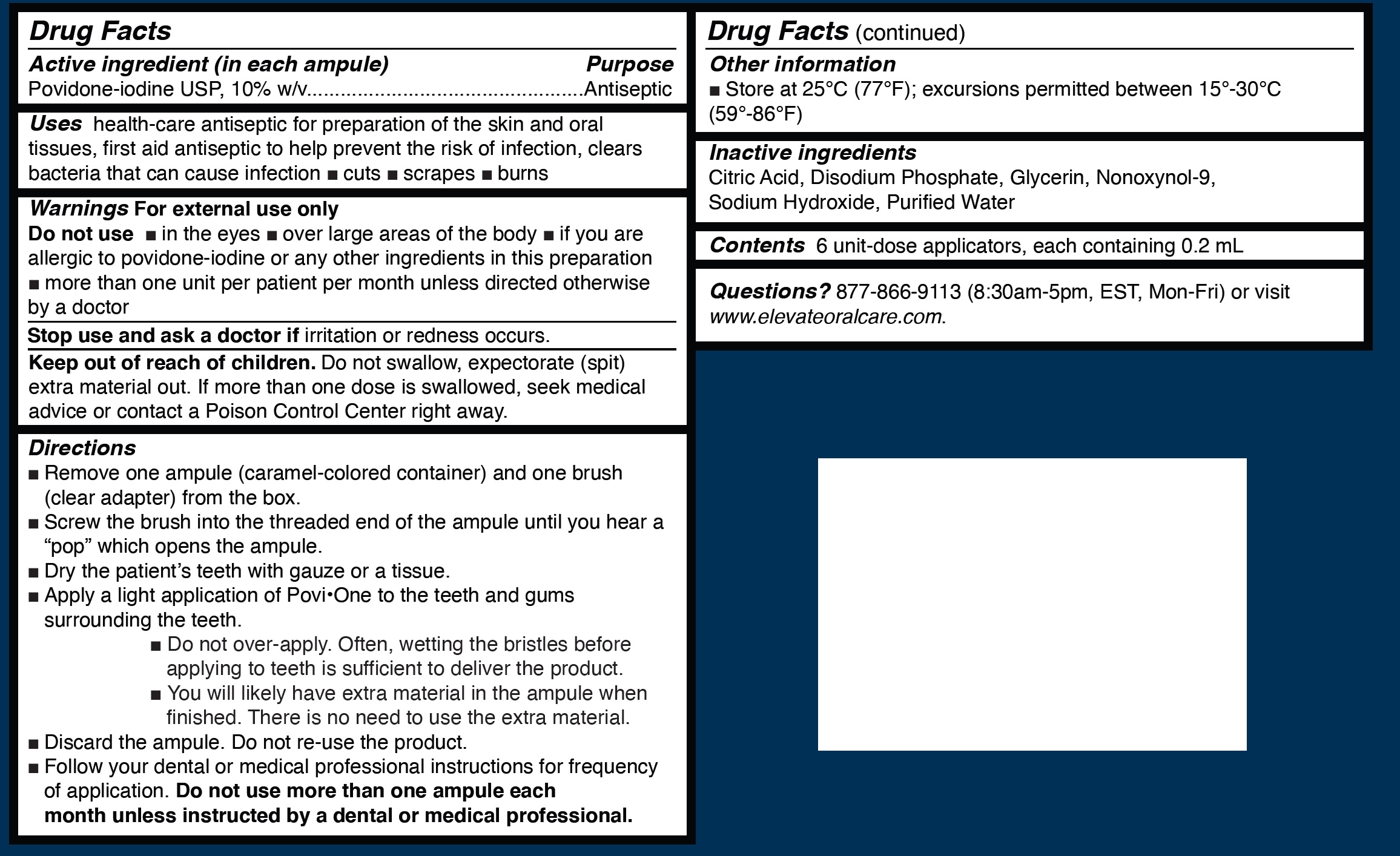 Drug Facts Panel