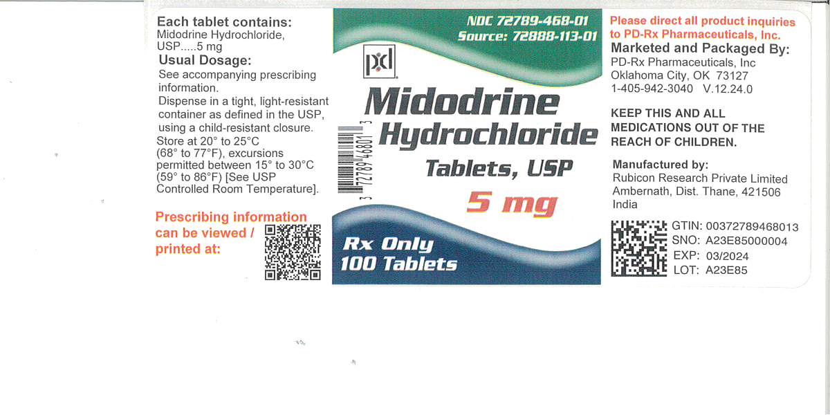 Midodrine Hydrochloride Tablets, USP