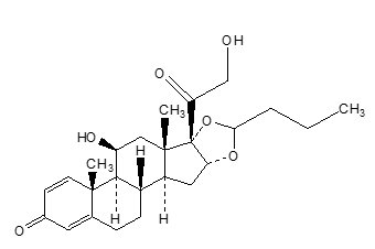 Budesonide Structural Formula