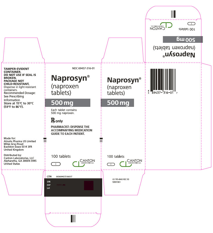 PRINCIPAL DISPLAY PANEL - 500 mg Tablet Bottle Carton